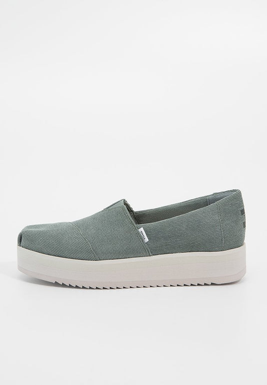 TOMS BON GRN MIC CORDUROY WM ALPMID ESP Green (ZZO2J4S48-M00) Women