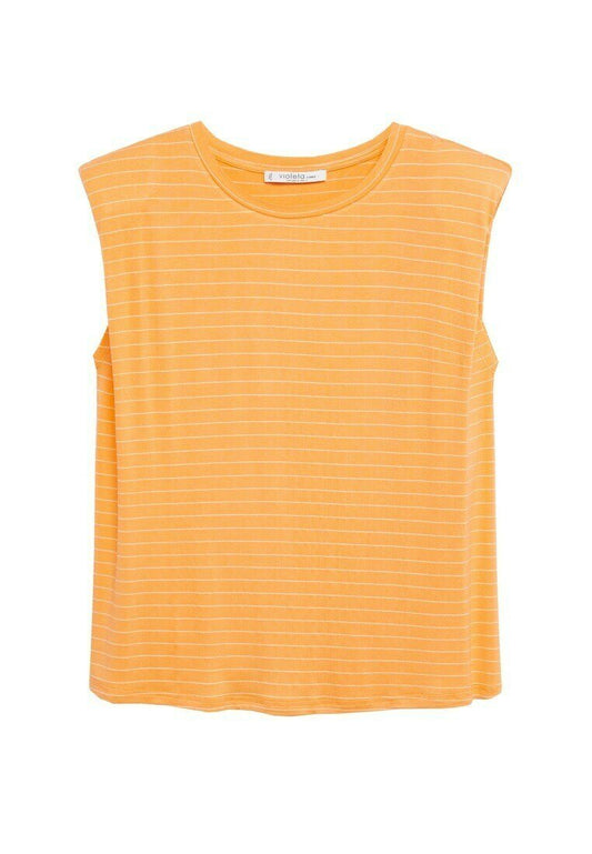 T-shirt mit schulterpolstern Women