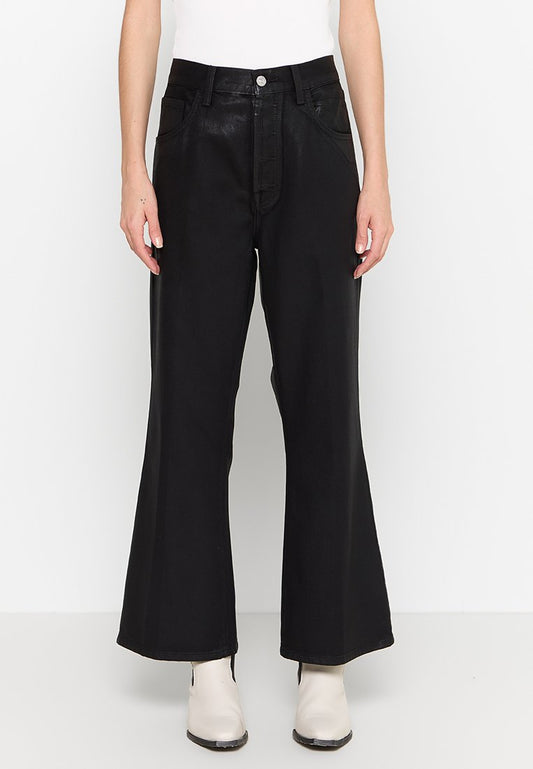 7 for all mankind EASY BOOTCUT Worn Black Coated Anthracite (ZZO2EZ9AH-Q00) Women