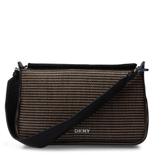 DKNY Maurice Shoulder Bag Natural/Black (R613LQ21NAX) Women