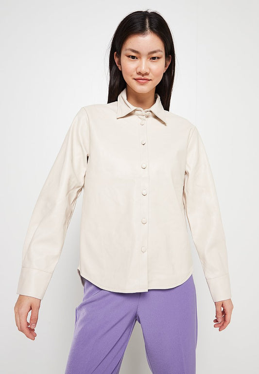 JDYLARA PU LOOSE SHIRT WVN LO Women