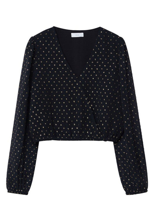Mango Blouse met geborduurde stippels (M9121D19V-Q11) Women
