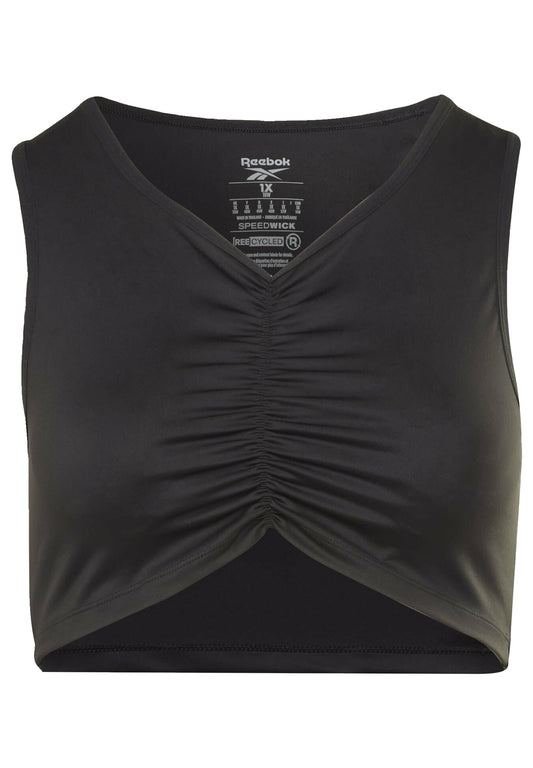 Reebok Studio Ruched Cropped Tanktop (Plus-Size) (RE541D1MM-Q11) Women