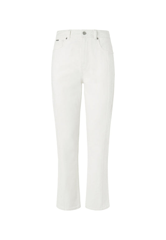 Pepe Jeans slim fit STRAIGHT UHW ANGLAISE Blue Denim (PE121N19E-K11) Women
