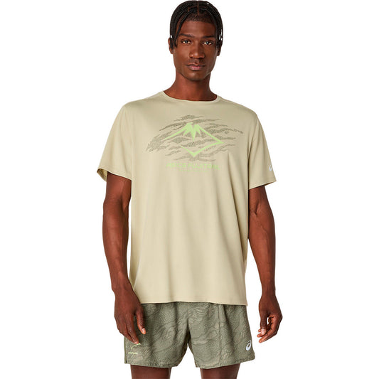 ASICS Fujitrail Logo Short Sleeve Beige (2011D390-300) Men