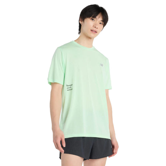 New Balance T-Shirt Athletics Graphic T-Shirt green (MT53216_LBN) Men