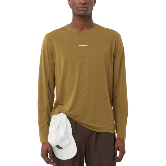 Salomon SHkout Core Long Sleeve Olive (LC2640200) Men