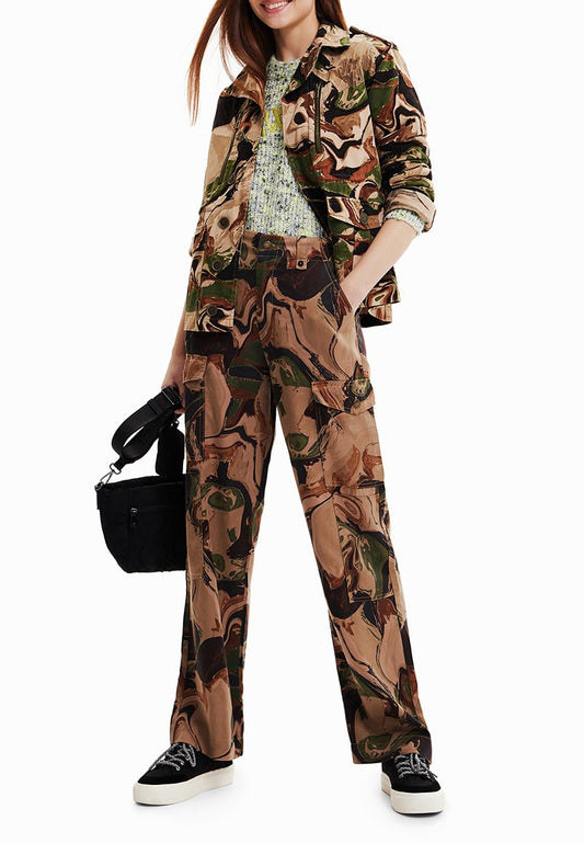 Desigual WOMAN WOVEN PARKA Multi-Coloured (ZZO2UNS18-T00) Women