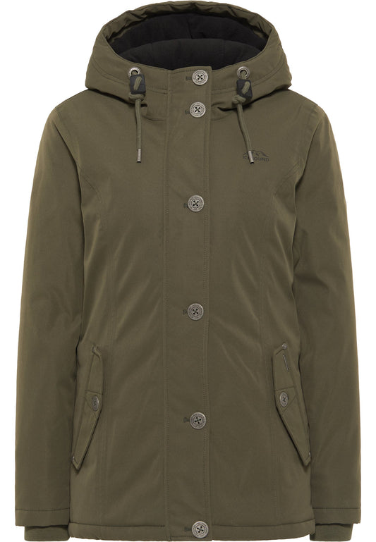 ICEBOUND Winter Jacket Olive (IC621G00R-N11) Women