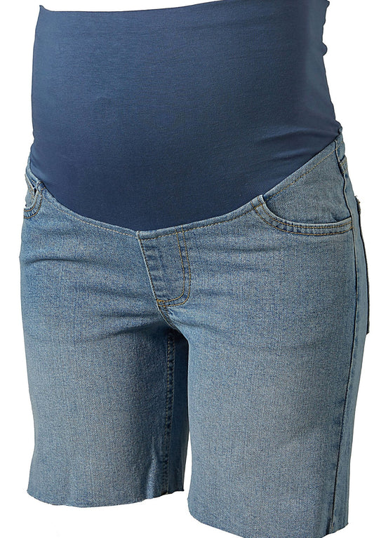 Cotton On Maternity MATERNITY STRETCH DENIM BERMUDA SHORT (OVER BELLY) (C1Q29C003-K11) Men