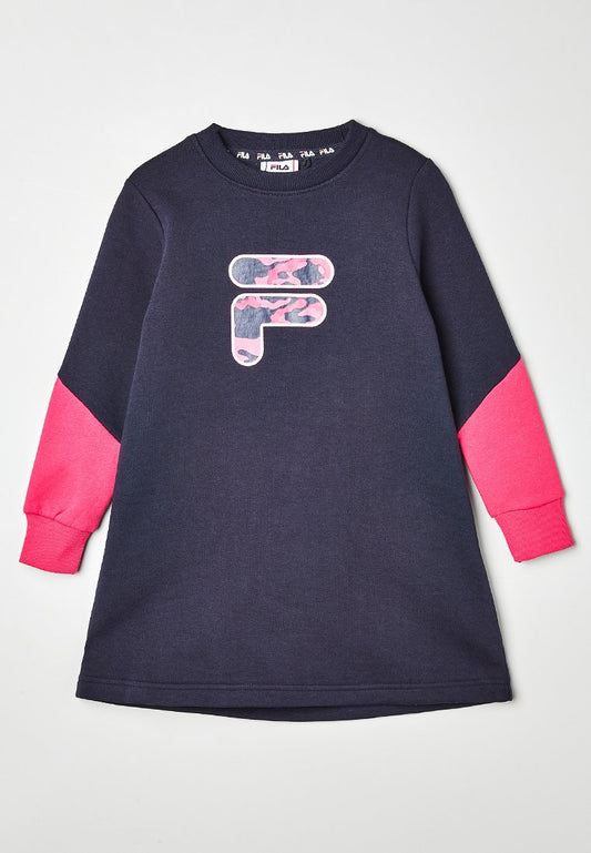 Fila longsleeve dress dark blue (ZZO18LC23-Q00) Kids