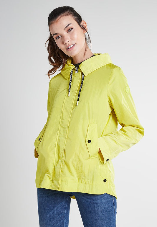 FUCHS SCHMITT Jacket with Kapuze, Reißverschluss and Pattentaschen, Weathe Yellow (ZZO19AS21-E00) Women