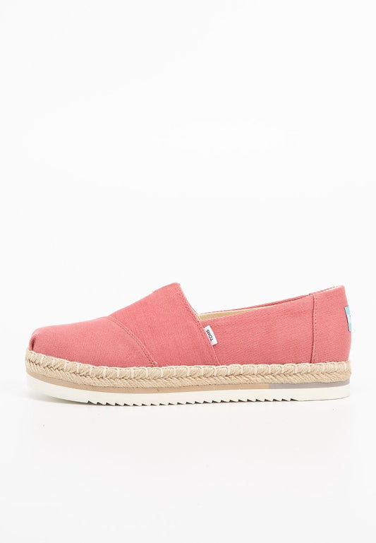 TOMS Espadrille PLATFORM ROPE Pink (ZZO2UQY37-J00) Women