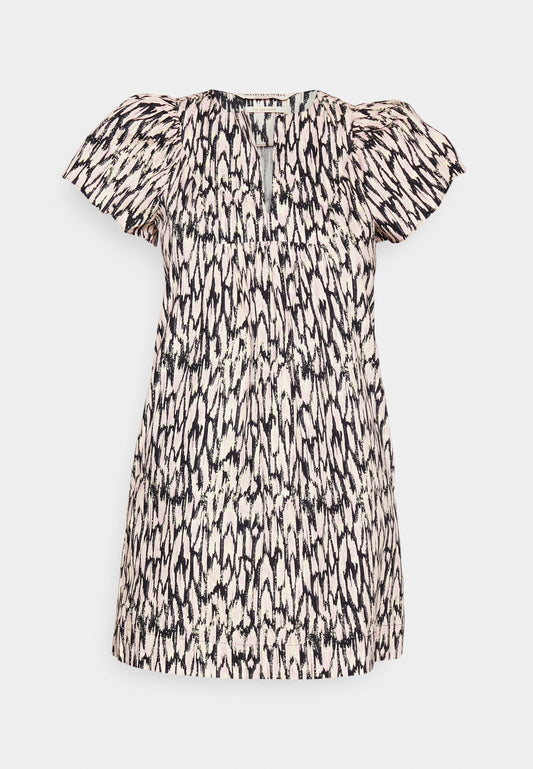 Scotch & Soda Shift dress with front yoke detail in Organic Cotton Multi-Coloured (SC321C097-T11) Women