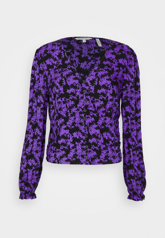 TOM TAILOR DENIM feminine blouse with buttons Purple (TO721E0OE-I11) Women