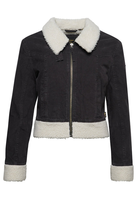 Superdry & Co Borg Lined Indie Jacket Black (SU221G0HV-Q11) Women