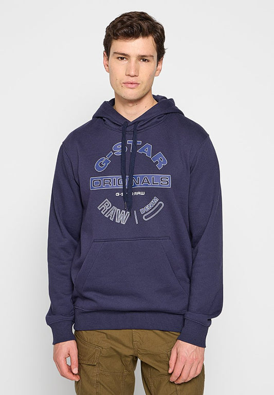 G-STAR Originals logo hdd sw l\s Blue (ZZO2Q9G16-K00) Men