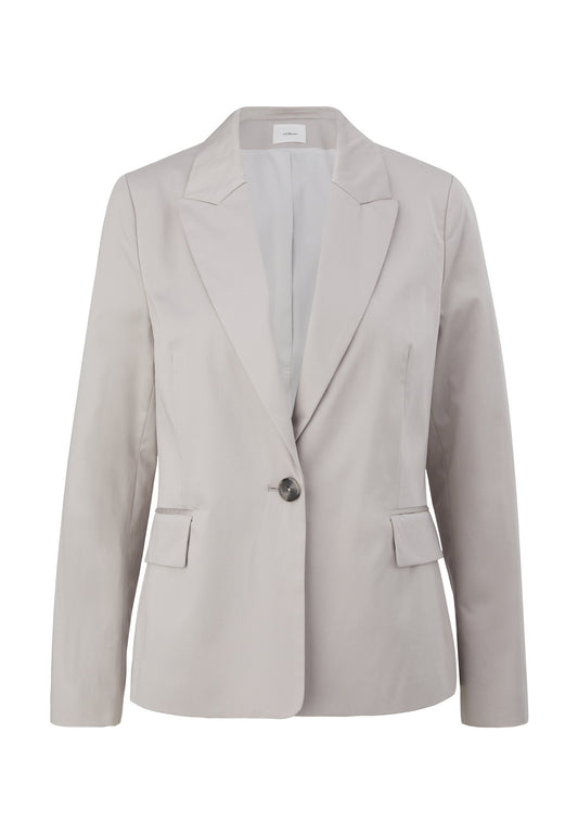 s.Oliver BLACK LABEL Blazer Baumwollstretch Sand (SOA21G09V-B11) Women