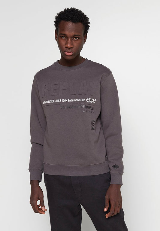 Replay BONDED CO/PL FLEECE Taupe (ZZO27EX07-C00) Men