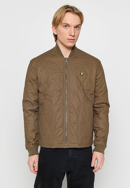 Lyle & Scott Quilt Jacket Brown (ZZO2JNZ02-S00) Men