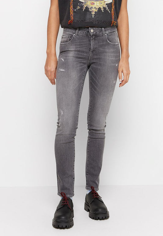 Replay Trousers Grey (ZZO1QGUAJ-C00) Women