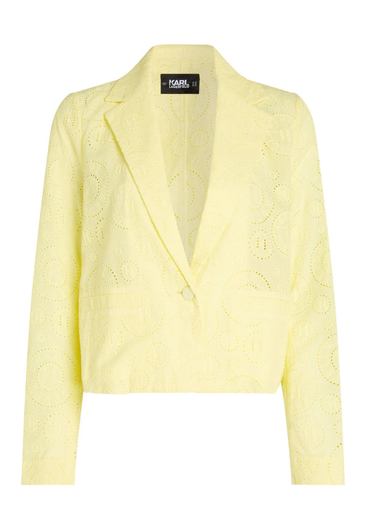 KARL LAGERFELD Jacket Broderie Anglaise Blazer Women