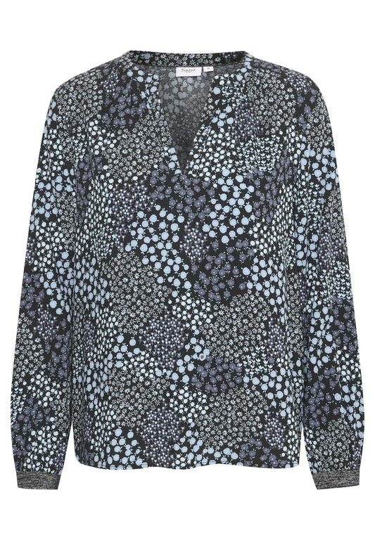 Saint Tropez PeléSZ Blouse Black (S2821E0KY-Q11) Women