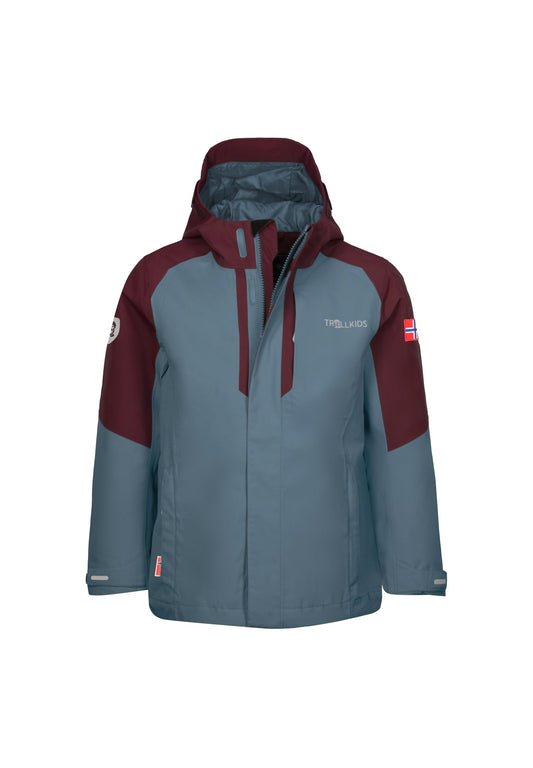 Trollkids Skanden 3in1 Jacket light blue (ZZO27DJ07-K00) Kids
