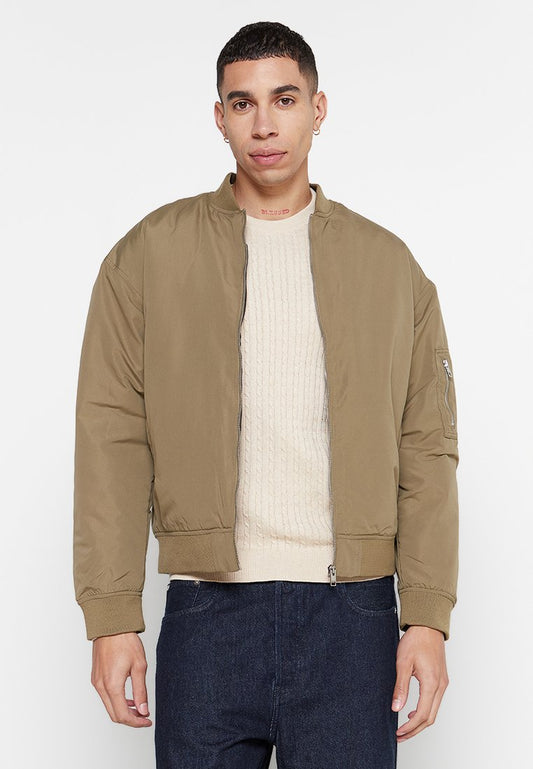 Jack & Jones JWHMASH PADDED BOMBER Olive (ZZO276F06-N00) Men