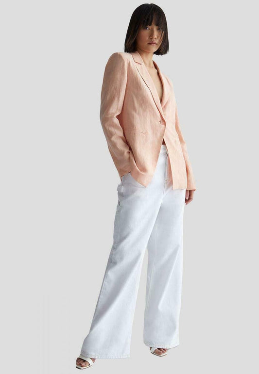 LIU JO Blazer in Misto Lino Light Pink (LI621G054-J11) Women