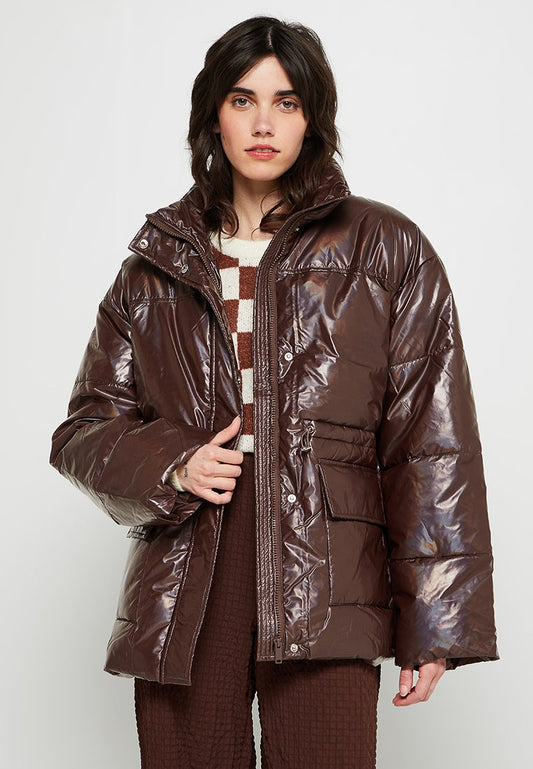 Pieces JACKET FEM WOV PL100 Brown (ZZO1TK907-O00) Women