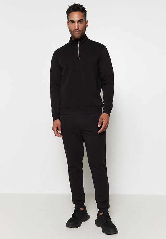 Only & Sons ONSSIMON REG HALF ZIP & PANT OTL Black (ZZO27VA31-Q00) Men