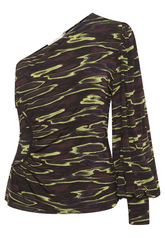 Gestuz ShevyGZ P one shoulder blouse Yellow (GE221E0BF-E11) Women