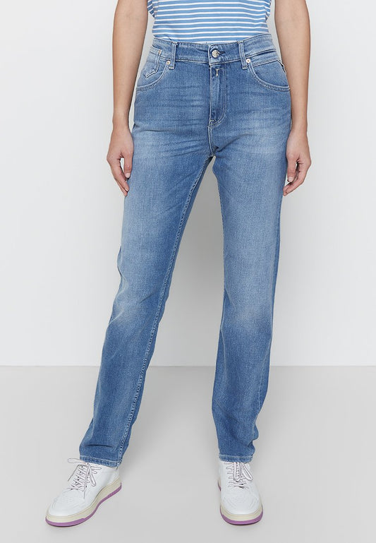 Replay MARTY Pants Blue (ZZO1YBS56-K00) Women