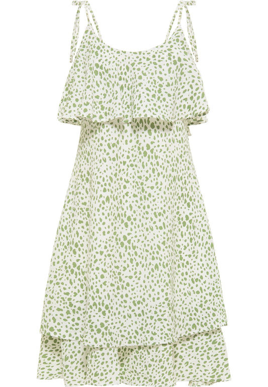 IZIA Midi Dress Mottled Green (IZ021C01U-M11) Women