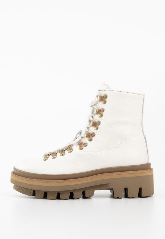 AllSaints WANDA GLOSS BOOT White (ZZO2PPJ16-A00) Women