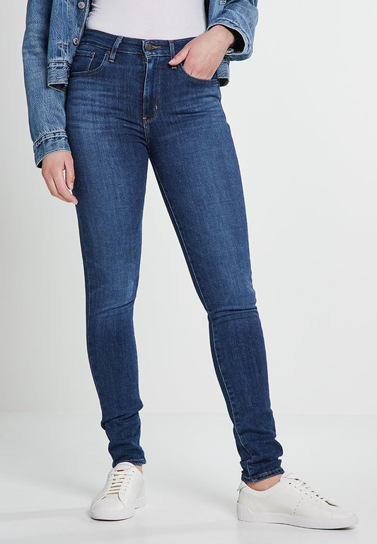 Levi's® 721 HIGH RISE SKINNY CHELSEA CARBON GLOW Dark-Blue Denim (ZZO17QP09-T00) Women