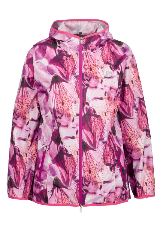 Ulla Popken Orchid Print Triple Function Jacket Pink (UP121U0BB-J11) Men