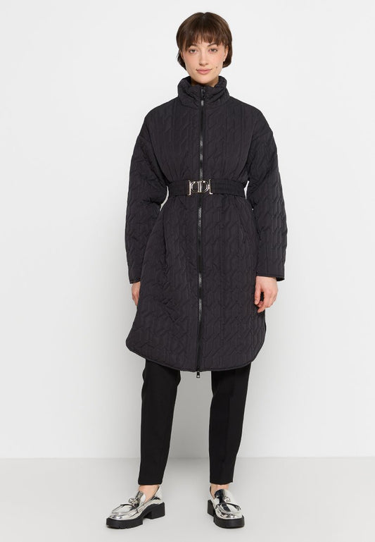 TWINSET IMBOTTITO LUNGO CON ZIP Black (ZZO27GP14-Q00) Women