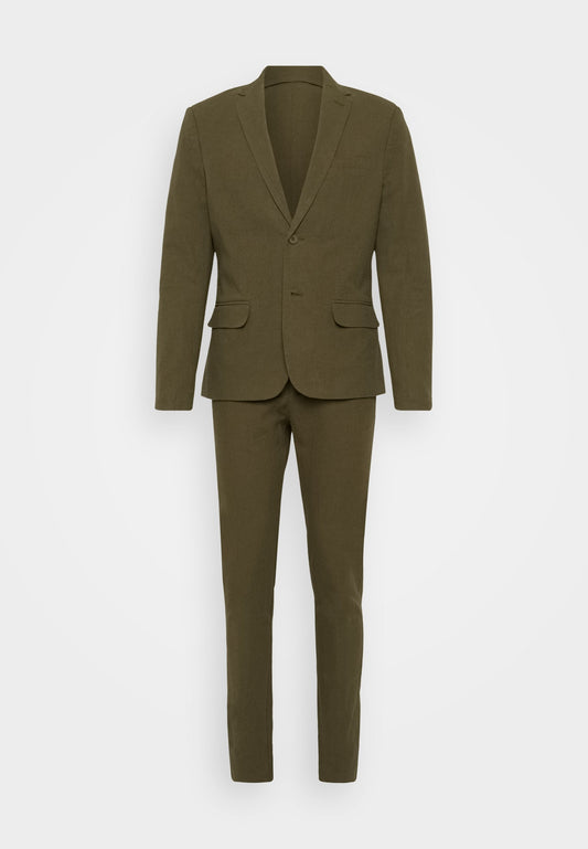 Only & Sons ONSETHAN LINEN 0132 PLAIN SUIT Khaki (ZZO2HR935-N00) Men