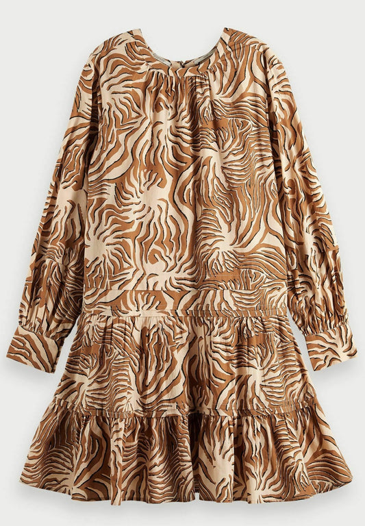 Scotch & Soda Lightweight organic cotton tiered dress (SC321C06Y-O11) Women