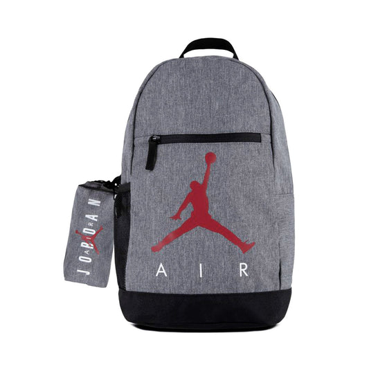 Jordan Backpack Air School Con Estuche (19L) Carbon Heather (9B0503-GEH) Kids