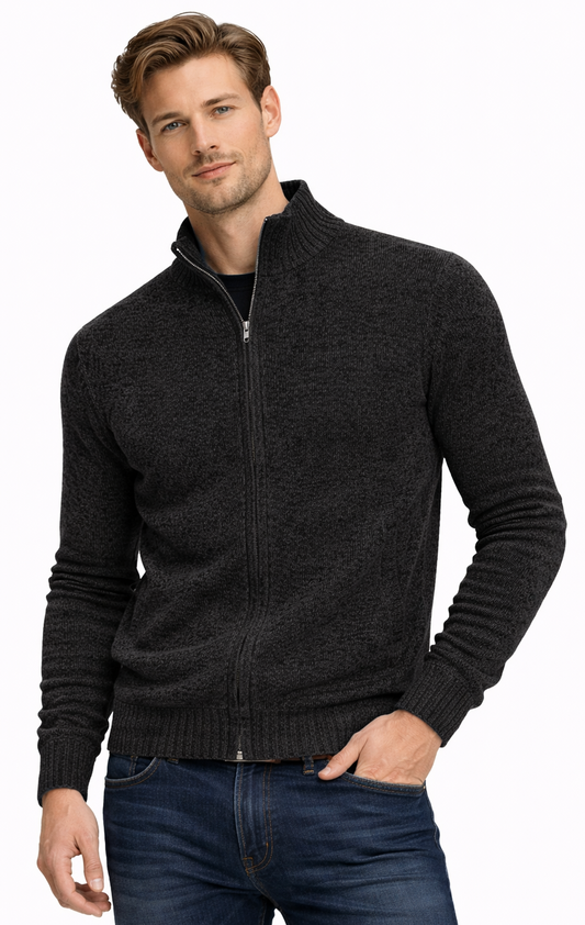 MUST Parkour Sweater Men's ROZPINANY Black (8408) Men