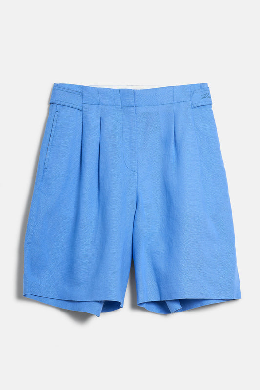 Karl Lagerfeld Linen Blend Shorts Ultramarine (A2W100151LE) Women