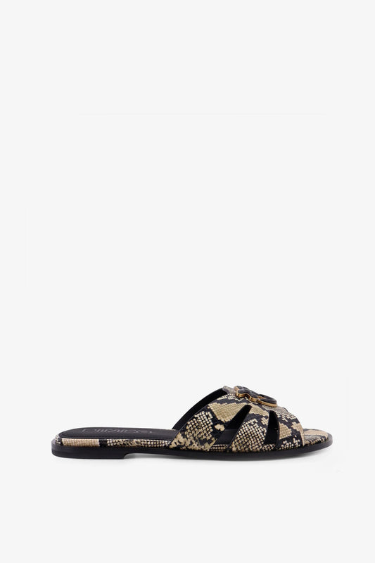 MILLY 04 - SLIPPER PRINTED CALF LEATHER ROCK Women