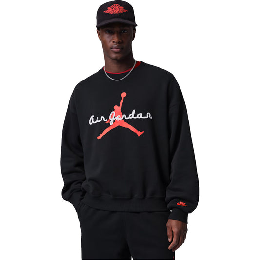 Jordan Brooklyn Air Jordan 6 Fleece Crew Black-Infrared 23 (IF1845-010) Unisex
