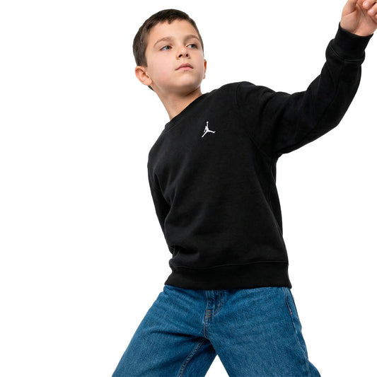 Jordan Brooklyn Fleece Crew Black (95F114-023) Kids