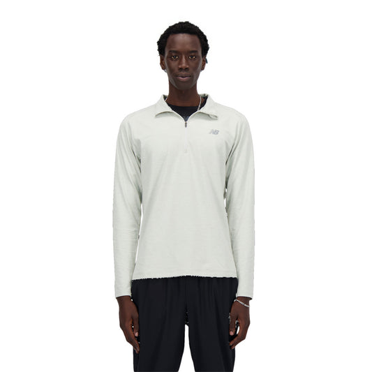 New Balance Sweatshirt Space Dye 1-4 Zip grey (MT41915_AG) Men