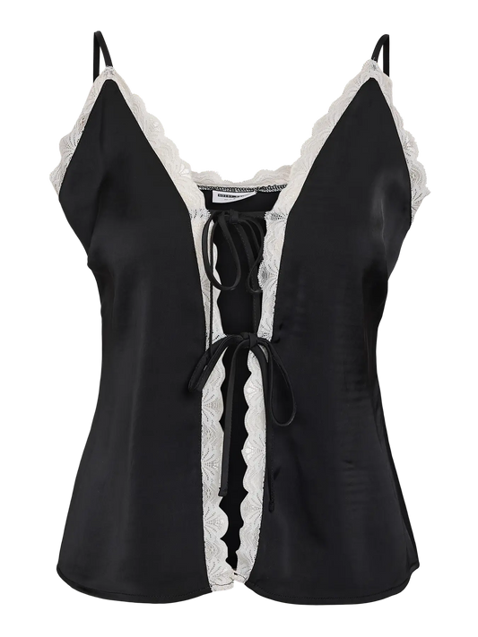 Sasha Sleeveless Tie Top Black (27035071) Women