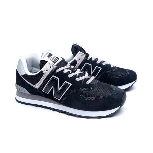 New Balance Sneakers Classic Running 574 V2 Evergreen Black (ML574EVB) Unisex